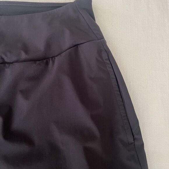 Nike Women Dri-fit Joggers Black Sz Medium Swoosh Logo Pockets - Picture 7 of 13